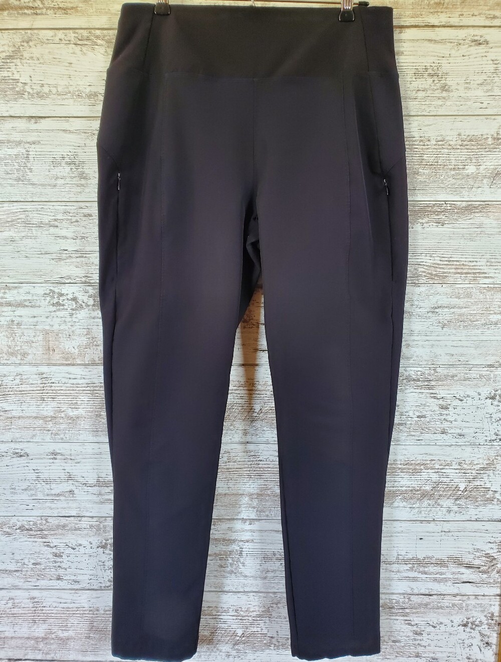 Avalanche Outdoor Supply Co Black Stretch Slim Hiking Pants Zip Pockets